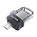 SanDisk Ultra Dual USB drive m3.0 USB micro port, Smartphone memory 128 GB (mémoire mobile, USB m3.0, double port escamotable, taux de transfert de 150 MB/s, clé USB 3.0)
