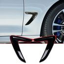 2pcs Black Car Side Fender Air Flow Vent Decor Cover Trim Accessories For BMW*
