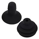 2 Pcs Controller Knob and Gaiter for Electric Wheelchair Black Powerchair Mobility Aid Wheelchair Accessories Joystick Button Cover Power Chair Parts Joystick Knob
