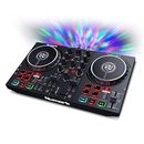 Numark Party Mix II - DJ Controller mit Partylicht, DJ Set mit 2 Decks, DJ