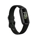 Fitbit Inspire 3 Health and Fitness Tracker with Stress Management, Workout Intensity, Sleep Tracking, 24/7 Heart Rate and More, Midnight Zen/black, One Size (S and L Bands Included)