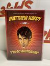 Matthew Hardy - Live (R4 DVD, 2007) & Bonus CD - Stand-up Comedy - Free Postage