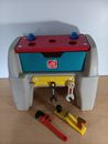 Vintage Step2 Toy Little Helper’s Small Workbench Primary Colors Tool Work Bench