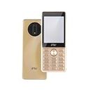 IAIR Y57 Keypad Mobile Phone with 2800 mAH Powerful Long Lasting Battery and 2.4 Inch Huge Display,Camera, Music Player, FM, Bluetooth, Support Multi Language, Mirror Gold