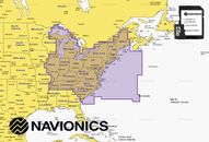 Navionics Plus 2024 microSD MSD mappe grafiche Stati Uniti laghi orientali, fiumi