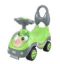 JoyRide Ride on & Car for Kids with Music & Light Steering, Push Car for Baby with Backrest & Big Wheels, Ride on for Kids, Suitable for Boys & Girls 1 to 3 Years Upto 20Kgs (Green)