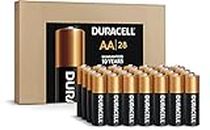 Duracell CopperTop AA Alkaline Batteries, Long Lasting, General Purpose Double A Battery for Household and Business, Pack of 28