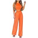 Vacation Outfits for Women 2 Piece Set Short Sleeve Crop Tops and High Waist Wide Leg Pants Casual Sweatsuits 2023 Summer Fall Pj Sets For Women 2 Piece Shorts Order Again
