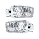 WFLNHB 8151004080,8152004080 Turn Signal Lights Assembly/Lens Cover - Front Left & Right Replacement for 2001-2004 Tacoma Truck