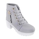 RINDAS Women's | Females | Girls Comfortable, Fashionable, Synthetic Leather, Boots College Casual Boots