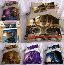 Guardians of the Galaxy Baby Groot Bedding Set 3PCS Kids Duvet Cover Pillowcase