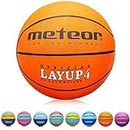meteor Basketball Ball Layup Size 4 3 1 Youth Ideal for Children Hands 2-10 Years Ideal Mini Basketball for Training Soft Kids Outdoor