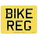 Premium Standard Rear Motorbike Number Plate - 9x7'' (228x178mm) - 100% MOT Compliant - Customised Road Legal Personalised Registration