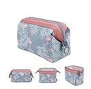 Sichumaria Flamingo Cosmetic Bag Portable Travel Makeup Bag for Women's Large Travel Water-Resistant Zipper Makeup Organizer for Girls Make Up Bag Brush Bags (Pink)13 cms
