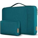 DOMISO 15.6 inch Laptop Sleeve Case Water Resistant Shockproof Protective Computer Bag for 15.6" Notebook/Lenovo IdeaPad ThinkPad/HP Pavilion Envy 15/Dell XPS 15/Asus,Turquoise