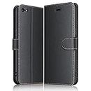 ELESNOW Case Compatible with iPhone 6 Plus / 6s Plus - 5.5", High-grade Leather Flip Wallet Phone Case Cover for iPhone 6 Plus / 6s Plus (Black)