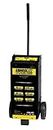 Clore Automotive Charge IT! 12/24V Wheeled Battery Charger with Engine Start, Black/Yellow (4745)