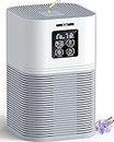 VEWIOR Air Purifiers for Home Up To 600 sq.ft, HEPA Filter Air Purifier for Smoke Pollen Pets Dander Hair Smell 18 DB Air Cleaner with Fragrance Sponge Filter Reminder Sleep Mode
