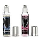 2Pcs Pheromone Perfume Cologne For Women and Men,20ml Roll-on Infused Body Perfume Oil,Concentrate