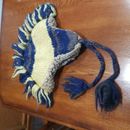 American Eagle Outfitters Accessories | American Eagle Outfitters Winter Hat | Color: Blue/Gold | Size: Os