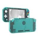 eXtremeRate Emerald Green DIY Replacement Shell for Nintendo Switch Lite, NSL Handheld Controller Housing w/Screen Protector, Custom Case Cover for Nintendo Switch Lite