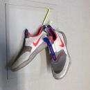 Nike Flex Runner Kids Blue Red Gray Pull On Athletic Shoes