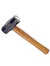 High-Quality Sledge Hammer With Wooden Handle For Heavy Mechanical Work-Natural Color