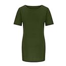 Lemoiitea Hot List Camicia, Verde Militare, L Donna