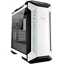 ASUS TUF Gaming GT501 White Edition Mid-Tower Computer Case for up to EATX Motherboards with 2 x USB 3.1 Front Panel, Smoked Tempered Glass, Steel Construction, and Four Case Fans (90DC0013-B40000)