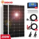 200W Mono Grid Solarpanel Kit für 12v Haus/Batterie/Wohnmobil/Boot