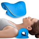 Cervicale, Cervicale collo rimedi, Trazione cervicale, Neckflexi,Neck cloud,cuscino ergonomico per sollievo dal dolore al collo (Blu)