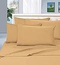 Elegant Comfort Luxurious Bed Sheets Set on Amazon 1500 Premier Wrinkle,Fade and Stain Resistant 4-Piece Bed Sheet Set, Deep Pocket, Queen Gold