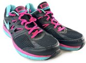 Nike Dual Fusion Lite Shoes 11 Women’s Black Pink Athletic Running 599571-004