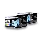 SAS Star Lights, 50 LED Bulbs, Cool White, 8Hour Usage, Auto Sendor, Solar Panel Included, Waterproof, Energy Efficient, Environmentally Friendly, Perfect For Christmas Time, Fantastic For Decorating Outdoor Environments (6.5m) (2 pack)
