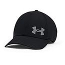 Under Armour Men's Iso-chill Armourvent Fitted Baseball Cap Hat, Black (001 Pitch Gray, Medium-Large US