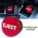Enchufe de encendedor de cigarrillos con botón de expulsión rojo para automóvil cubierta piezas rojas para vehículos accesorios 