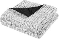 Chic Home 3 Piece New Faux Fur Collection with Mink Like Backing in Alligator An