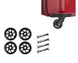 Luggage Wheels Only for Replacement and Repair Travel Trolley Bag Suitcases Rubber Wheels for Luggage Parts, 4 Pieces: