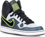 Nike Son of Force Mid 615158-013 Black Gray Basketball Shoes Youth Boys 6Y
