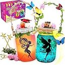 Mostof Fairy Lantern Craft Kit - Gift for Kids Ages 6+ - Remote Control Mason Jar Night Light - DIY Garden Decor Art Project, Creative Activities for Birthday Party and School