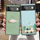 Cute Bear Duck Phone Case for Google Pixel 7Pro 7 6a 6 6Pro 5 5a 5G 4XL 4 3XL 3 3a 3aXL 4a Luxury