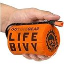 Go Time Gear Life Bivy Biwaksack – Thermo Biwak – Perfekt als Notfall Schlafsack Outdoor, Survival Ausrüstung oder Decke aus BO-PET-Folie - Orangefarben