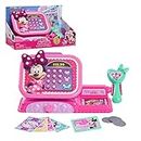 Just Play Disney Junior Minnie Mouse Bowtique Cash Register with Realistic Sounds, Pretend Play Money and Scanner