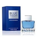 Antonio Banderas Perfumes - Blue Seduction - Eau de toilette for Men - Long Lasting - Fresh and Casual Fragance - Woody and Aquatic Notes - Ideal for Day Wear - 50 ml