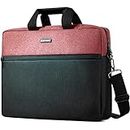 CB CITY BAG Laptop Bag Computer Bag Handbag for Documents - 15.6 Inch Laptop Case with Shoulder Strap - Work Bag for Men & Women - Carrying Sleeve for Tablets & Laptops (Purple)