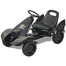 Pedal Go Kart with Adjustable Seat Black,Item colour-Black