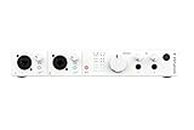 Arturia - MiniFuse 4 - Compact USB Audio & MIDI Interface with Creative Software for Recording, Production, Podcasting, Guitar - White