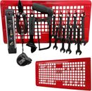 Soporte de herramientas magnético para cofre de herramientas con 18 ganchos, organizador de caja de herramientas para trabajo Va