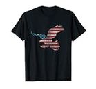 Eagle American Flag 4 de julio EE.UU Camiseta