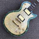 Custom Custom High Quality Electric Guitar,Abalone Inlaid Body,Gold Hardware